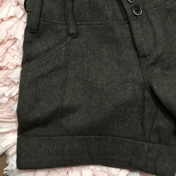 Anthropologie wool blend cuff shorts - Picture 2 of 5